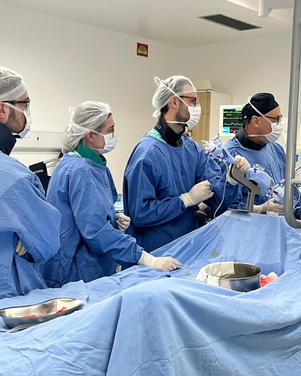 Cirurgia Cardíaca Robótica - Equipe de médicos